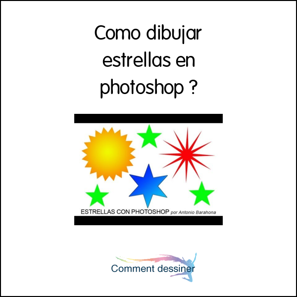 Como dibujar estrellas en photoshop